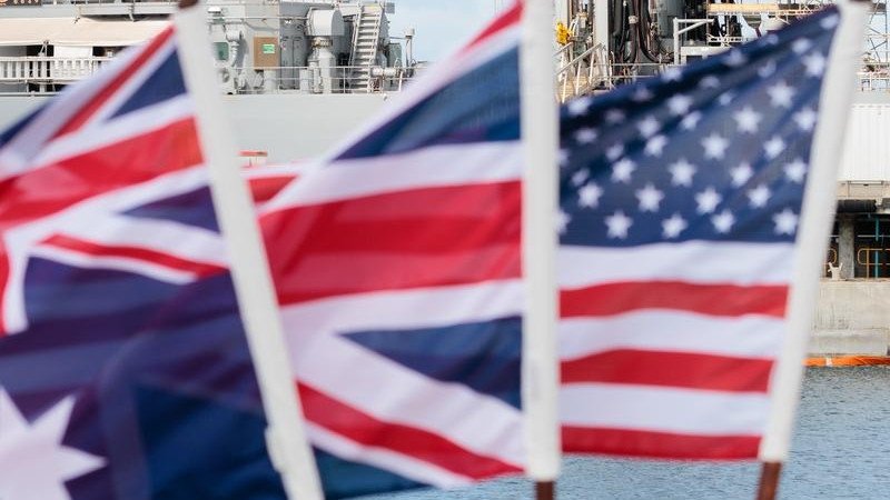A ‘significant’ fire at the United Kingdom’s major submarine manufacturing factory ‘can’t and won’t’ disrupt the AUKUS timeline, London’s top diplomat in Australia has declared.