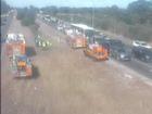 A school bus has been caught up in a multiple-vehicle crash on the Tonkin Highway in Champion Lakes.