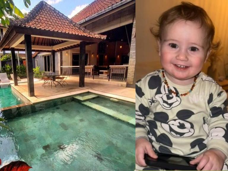 Khyden James died after drowning in a pool at Villa Besar in Bali while on a family holiday.