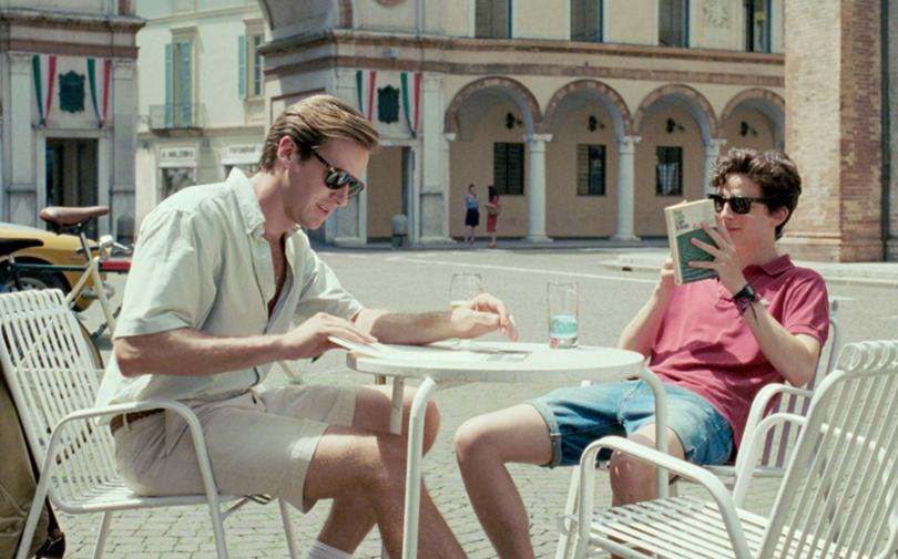 (L-r) Armie Hammer as Oliver and Timothée Chalamet as Elio in "Call Me By Your Name." MUST CREDIT: Sony Pictures Classics