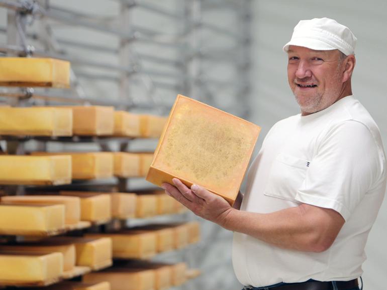 Denmark's Dellendale Creamery's Churchill Road Raclette has been named Australia's best cheese at the 26th Australian Grand Dairy Awards on October 30. Dellendale Creamery owner cheese maker Chris Vogel with his Churchill Rd Raclette.