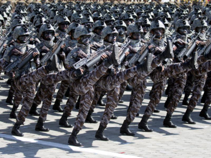 North Korean soldiers