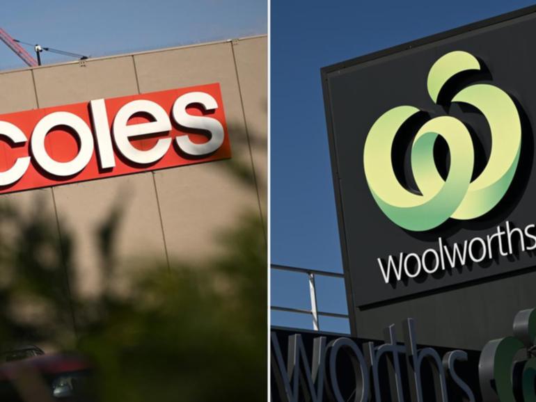 The two big supermarkets have revealed weaker sales growth , driven by generous sales offerings.