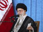 Supreme Leader Ali Khamenei slammed "the one who has the slightest opposition to the revolution". (AP PHOTO)