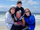 Matthew Horsnell, seen here with his children, from left to right, Makayla (19), Caden (11) and Rachel (18), wants the world to know about narcolepsy.