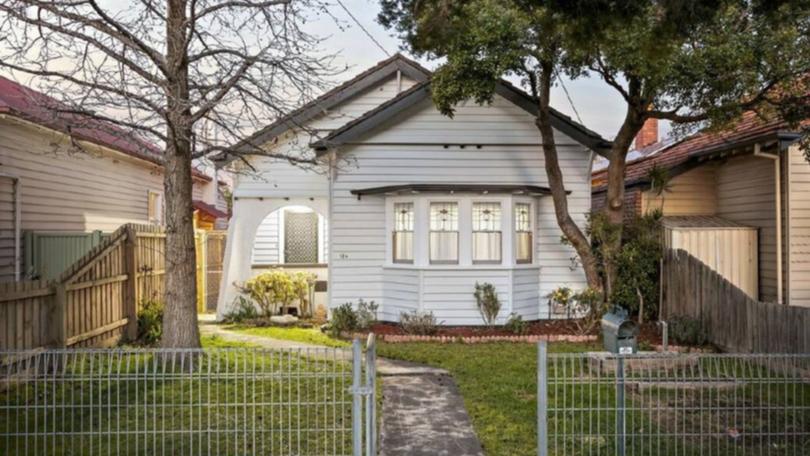 The three bedroom home at 124 Barrow Street, Coburg.