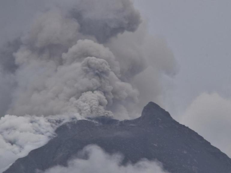 The eruption in the middle of the night caused panic among people living in local villages.