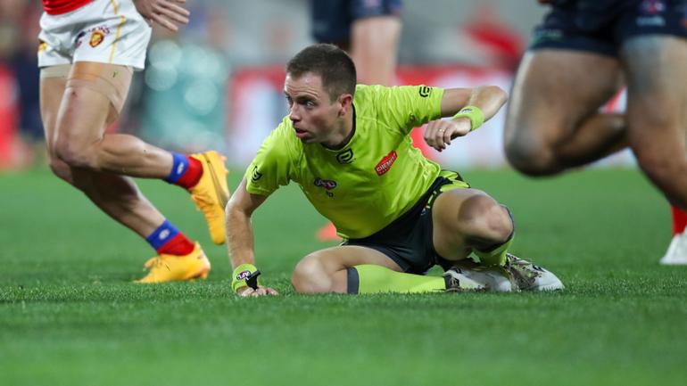 AFL umpire Leigh Haussen.