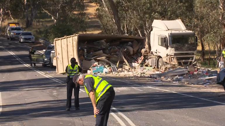 Two women have died after a truck and three cars collided in Wattle Flat.