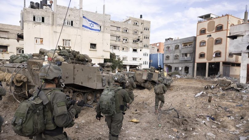 Israeli forces says they are trying to prevent Hamas from regrouping in the Gaza Strip's north. (AP PHOTO)