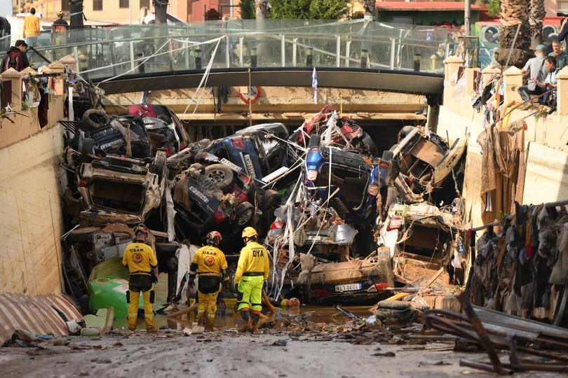 A major clean-up and search operation is underway after the Valencia region was devastated by floodwaters.