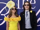 Elizabeth Hurley and Damian Hurley.