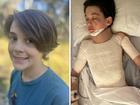 Levi Presland, 12, suffered serious burns and undergone eight surgeries after his polyester jumper caught fire.