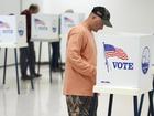 Voters are casting their ballots on election day across the United States. (AP PHOTO)