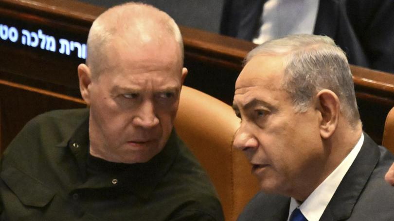 Prime Minister Benjamin Netanyahu says he has lost confidence in Defence Minister Yoav Gallant. (AP PHOTO)