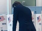 Barron Trump vasts his first-ever vote.