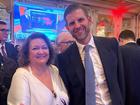 Gina Rinehart, with Eric Trump, at Mar-A-Lago celebrating Donald Trump's Election Win. Unknown