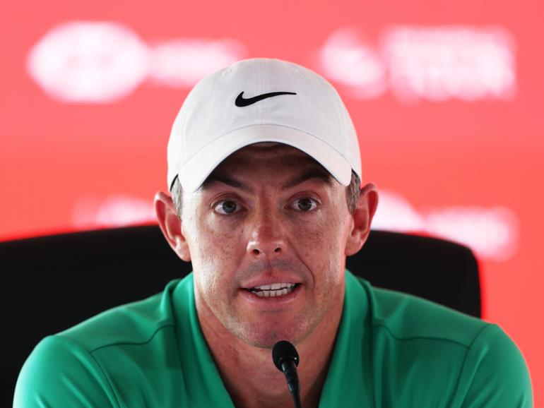 Rory McIlroy says Trump’s re-election may help broker a truce in the PGA-LIV standoff.