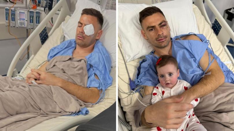 Stephen Coniglio is on the mend after undergoing multiple surgeries. 