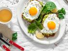 Healthy avocado toast and eggs are the perfect start in a diet aiming for ketosis.  