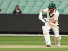 Marcus Harris is unbeaten on 39 in Australia A's first innings against India A at the MCG. (Morgan Hancock/AAP PHOTOS)