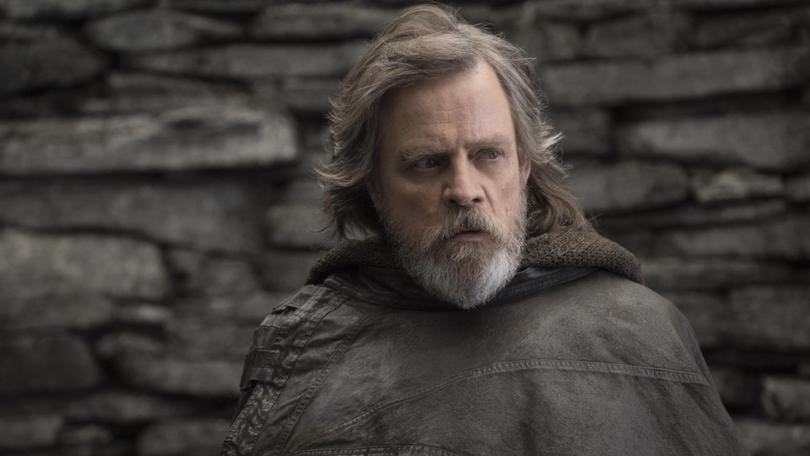 Mark Hamill reprises his role as Luke Skywalker in Star Wars: The Last Jedi.