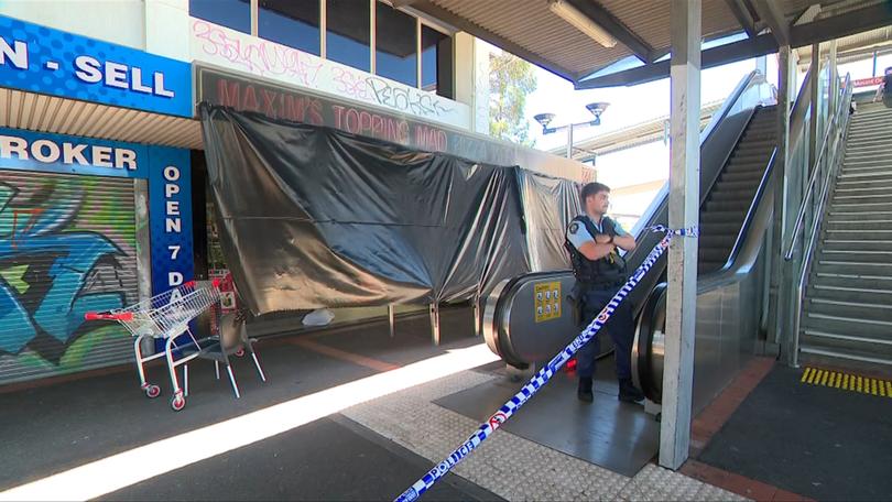 A man has allegedly been stabbed multiple times inside a Sydney kebab shop.