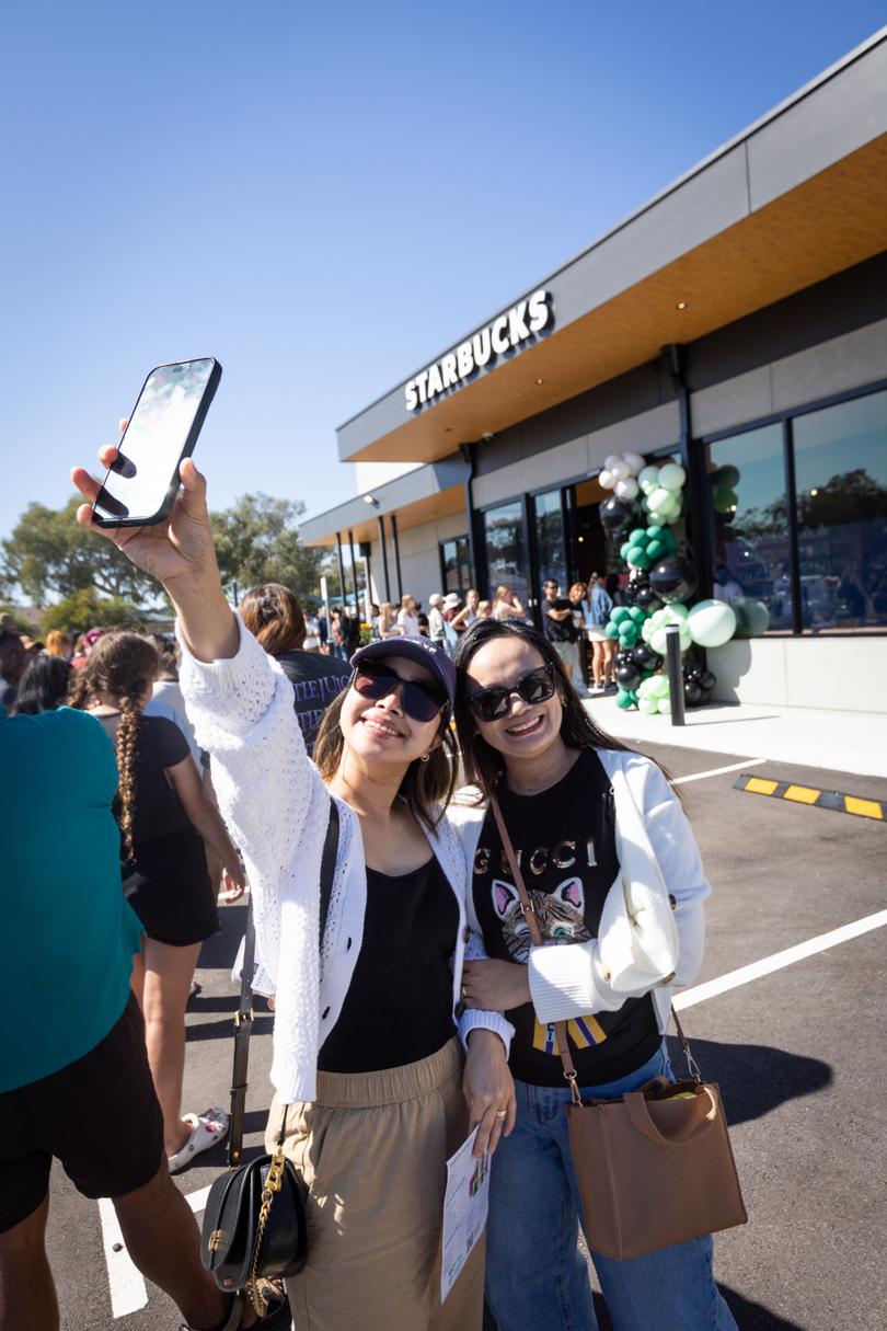 Starbucks grand opening at Piara Waters