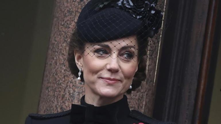 Kate, Princess of Wales, has watched the National Service of Remembrance from a balcony.