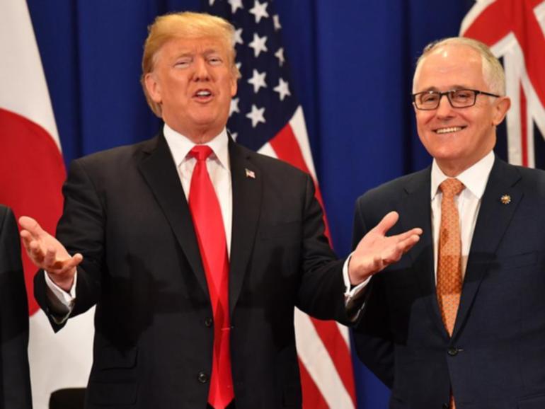 The Washington Post obtained a transcript of the conversation President Donald Trump had with Australian Prime Minister Malcolm Turnbull. (Mick Tsikas/AAP PHOTOS)