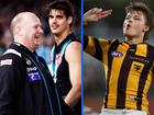 Ken Hinkley and Jack Ginnivan will face off in Gather Round next year.