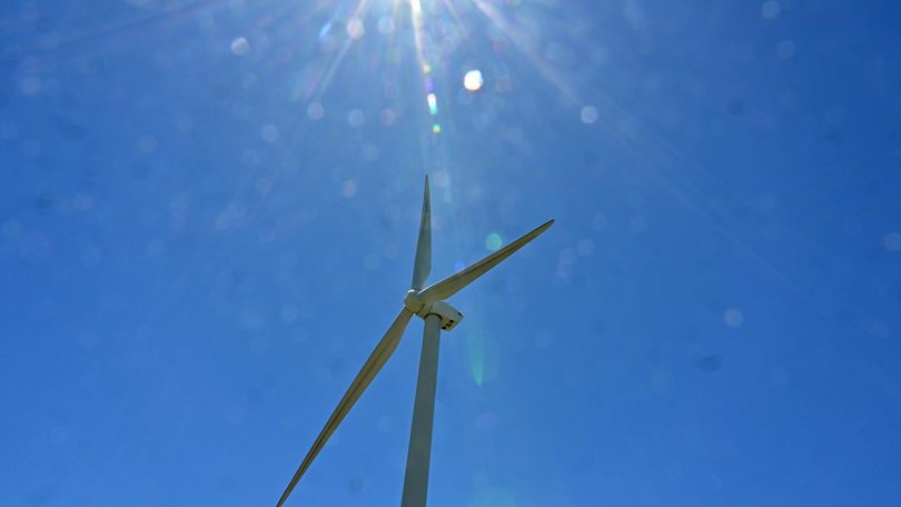 A worker has died after being crushed beneath a fan blade at a wind farm. (Mick Tsikas/AAP PHOTOS)