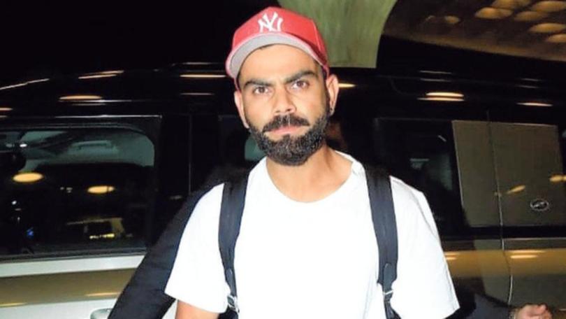 Virat Kohli on his way to Australia for the Border Gavaskar Trophy.