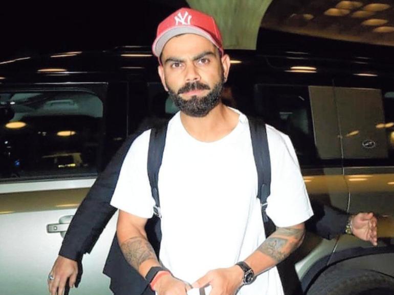 Virat Kohli on his way to Australia for the Border Gavaskar Trophy. 