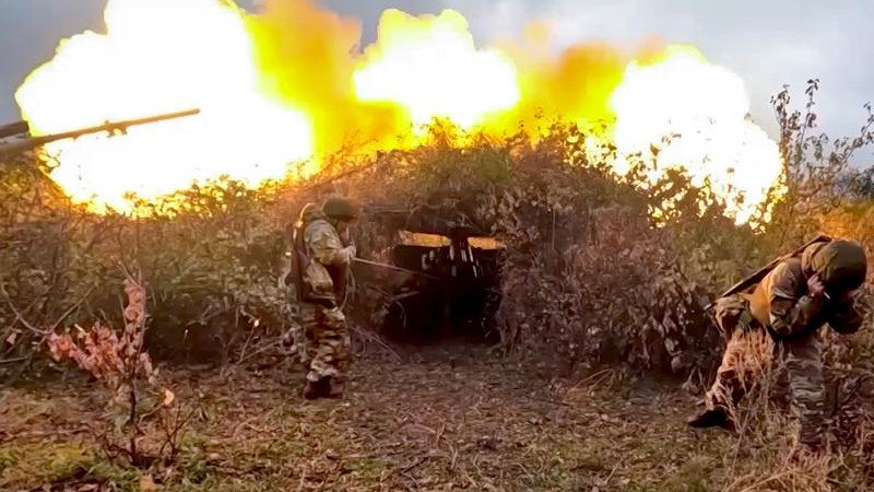 Ukraine's army says Russian forces are moving assault groups to forward positions in Zaporizhzhia.