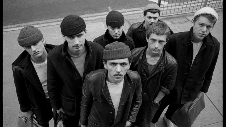 Dexys Midnight Runners posed in Birmingham in March 1980. 