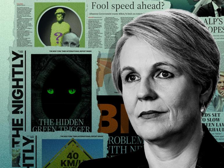 Tanya Plibersek and how The Nightly covered the Nature Positive legislation.