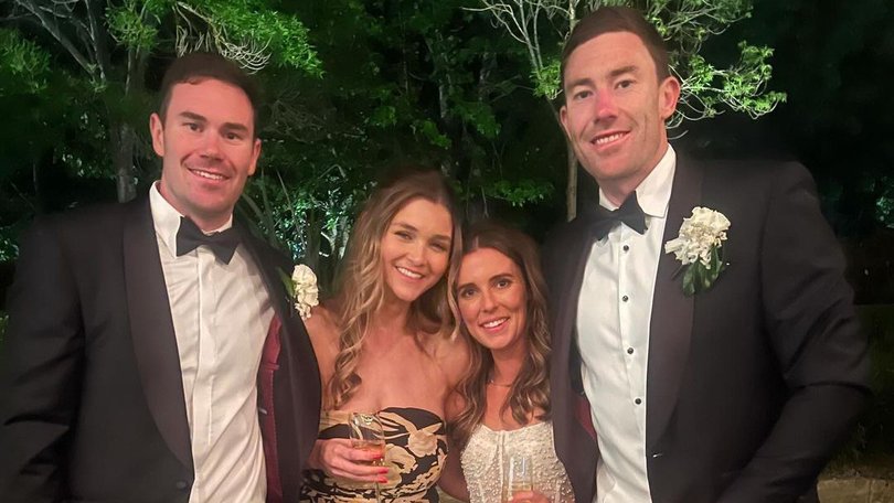 Jeremy McGovern and Madison Williams with McGovern’s brother Mitch and his wife Kirsten.