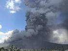 Mount Lewotobi Laki-Laki in Indonesia continues to spew ash and volcanic material high into the air. (AP PHOTO)