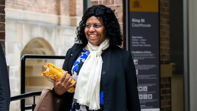 Rosaline Baker departs the Supreme Court of NSW