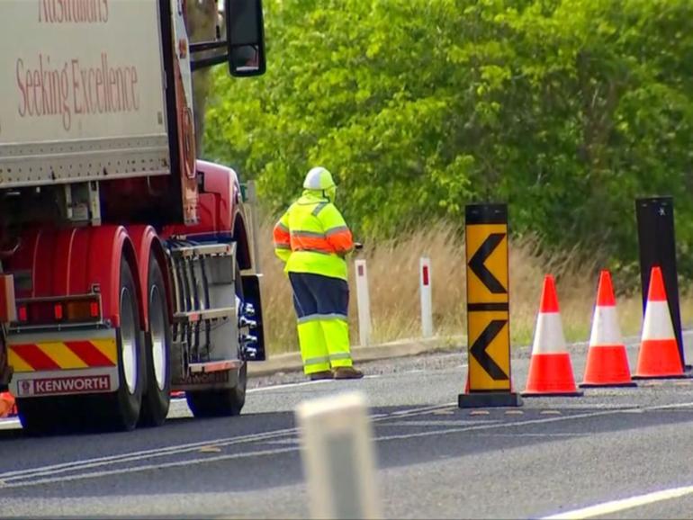 Two killed in crash on Bruce Highway near Gladstone. 