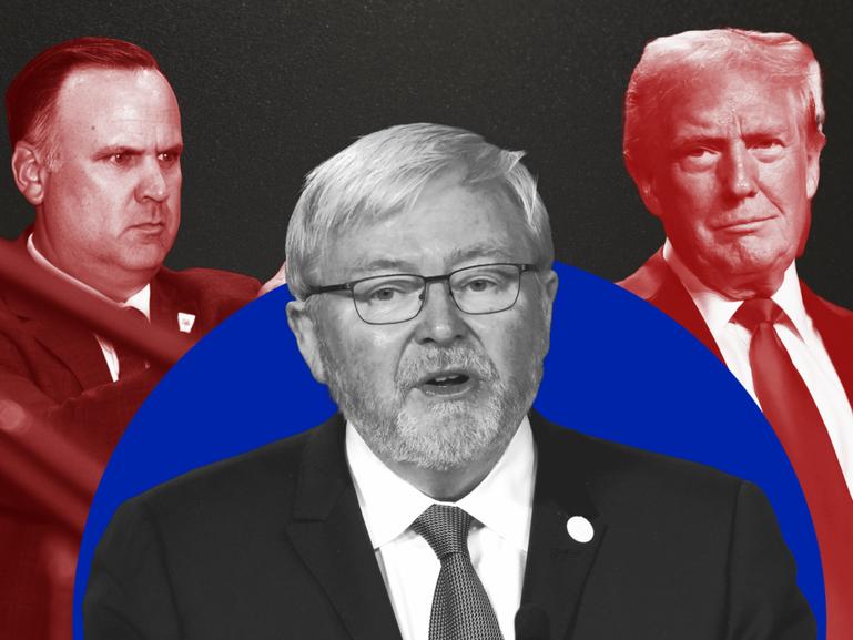 One of Donald Trump’s most trusted advisors has put Kevin Rudd on notice, warning that the Australian ambassador’s time in the United States may be running out.