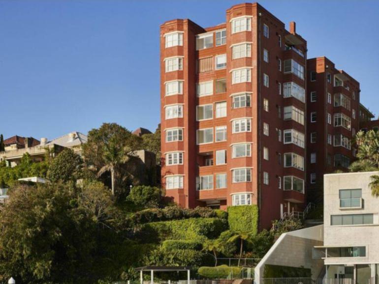 A small Art Deco apartment on Sydney's Wolseley Road, Point Piper, sold at auction for $1,111,500, setting a record for the price per square metre on the street. View