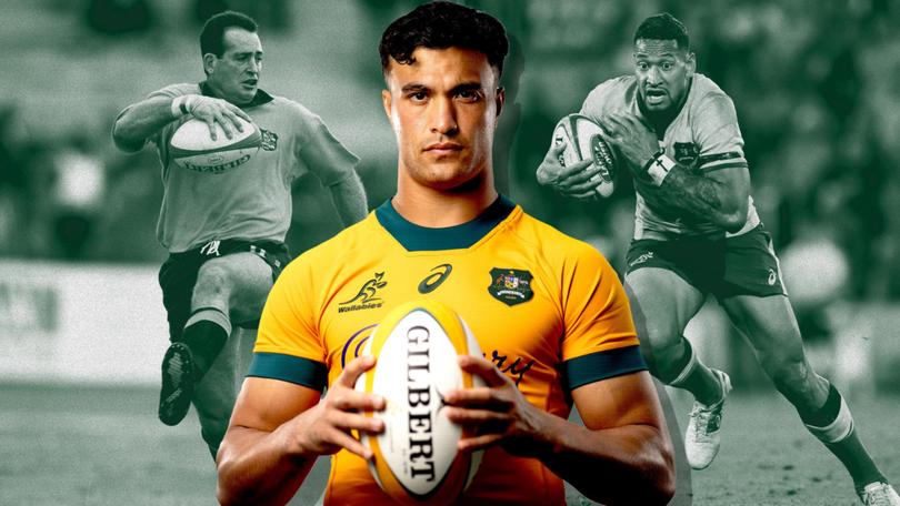 Joseph-Aukuso Suaalii has already been compared to Wallaby greats David Campese and Israel Folau.