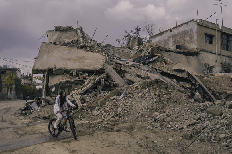 The site of an Israeli airstrike in the city of Baalbek, Lebanon, on Nov. 2.  