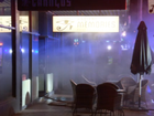 More than a dozen diners and staff have been evacuated after a restaurant went up in flames on a busy Melbourne street.