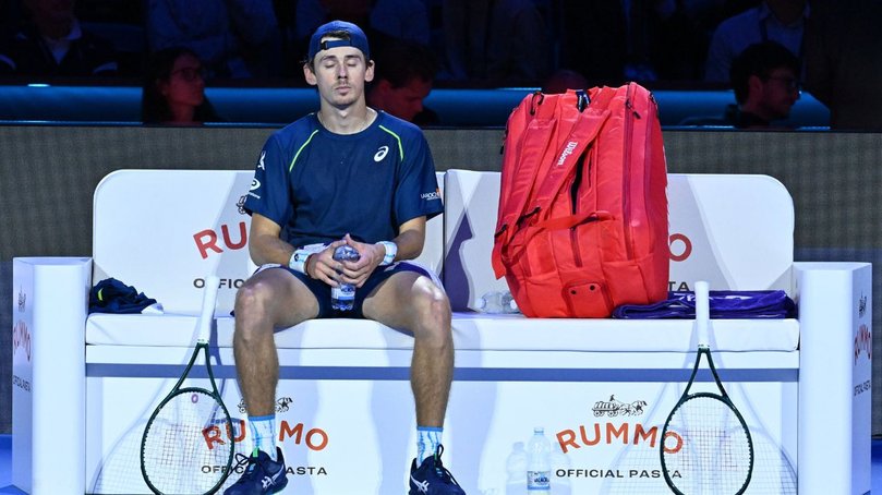 Alex de Minaur bowed out of the ATP Finals with another loss. 