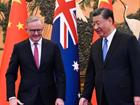 Anthony Albanese and China's President Xi Jinping back in 2023.