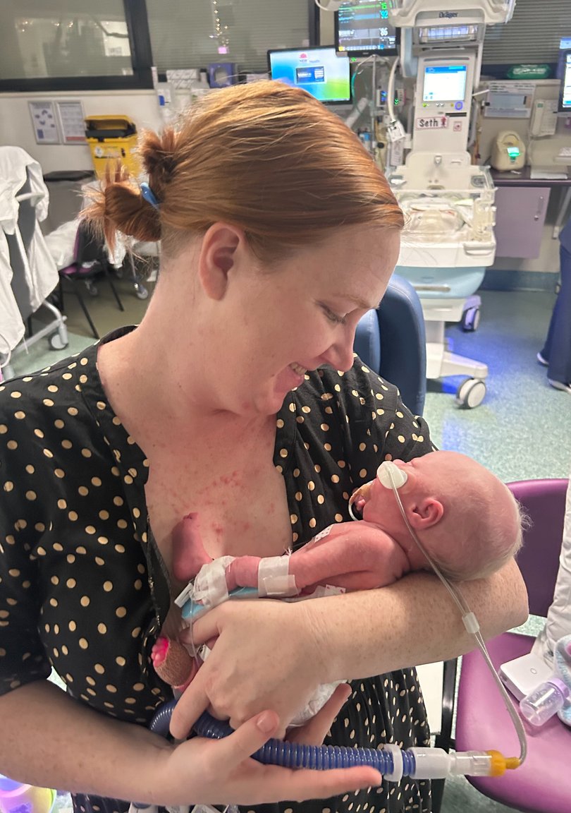 Sarah Oliver is calling for more donations to help premature babies.