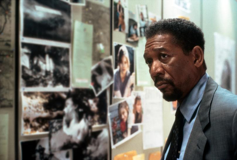 Morgan Freeman in Kiss the Girls.